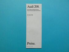 Prospekt preisliste audi gebraucht kaufen  Augsburg