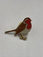 Robin bird enamel for sale  LOWESTOFT