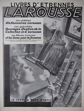 Publicité presse 1933 d'occasion  Compiègne