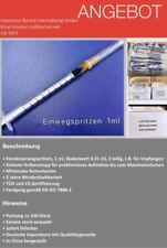 1ml einwegspritze nadel gebraucht kaufen  Moers