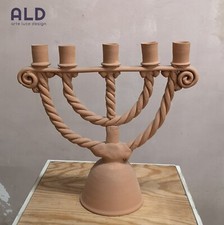 Candelabro terracotta grezza usato  Giarre