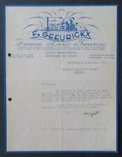 Invoice belgium 1945 d'occasion  Expédié en Belgium