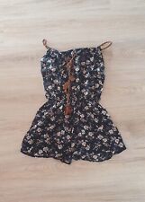 Combishort noir fleuri d'occasion  Bas-en-Basset