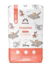 (DE) Mama Bear, Pampersy, rozmiar 1, 2-5kg, Słoniki, 48 sztuk (PRODUKT Z NIEMIEC na sprzedaż  PL
