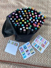 Usado, TOUCHFIVE TWIN MARKER 81 CANETAS VÁRIAS CORES USADAS comprar usado  Enviando para Brazil