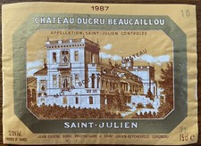 étiquette château ducru d'occasion  Toul