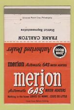 Matchbook cover merion for sale  USA