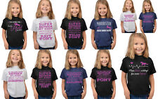 Kindershirt pferde sprüche gebraucht kaufen  Fürstenstein