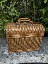 Panier vintage osier d'occasion  Laon