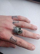Skull ring biker for sale  STOURBRIDGE