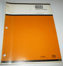 Estojo 9 e 19 peças de guincho catálogo manual livro (adequado para 310G 350 450 850 rastreadores) fabricante de equipamento original comprar usado  Enviando para Brazil