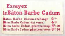 Cadum rare papier d'occasion  Pont-l'Abbé
