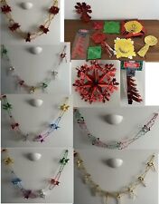 Christmas foil decorations for sale  CLEVEDON