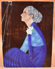 Lithographie xxème portrait d'occasion  Châtillon-sur-Indre