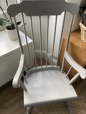 Grey wooden rocking for sale  NOTTINGHAM