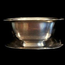 Tigela de barco molho molho com prato de gotejamento anexado mesa de jantar de aço inoxidável comprar usado  Enviando para Brazil