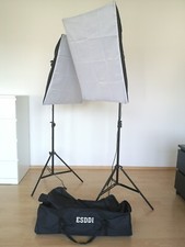 Esddi softbox beleuchtungsset gebraucht kaufen  Herzebrock-Clarholz