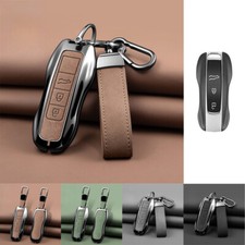 Bolsa capa chave carro couro liga zinco para Porsche Cayenne Panamera 911 Macan comprar usado  Enviando para Brazil