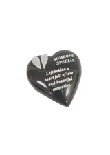 Black memorial heart for sale  AYR