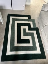 Green white pattern for sale  STAFFORD