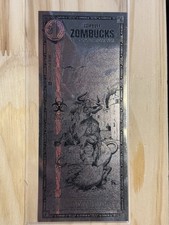 Nota de Prata Zombull -Seventh Design of Zombucks World 1/1000th Oz comprar usado Nota de Prata Zombull -Seventh Design of Zombucks World 1/1000th Oz comprar usado  Enviando para Brazil