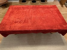 Red corduroy pool for sale  HOLMFIRTH