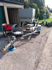 Galvanised bike trailer. for sale  CHESHAM