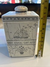 Faux scrimshaw lidded for sale  Tucson