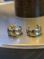 9ct gold creole earrings for sale  NEW MALDEN