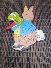 Peter rabbit wooden for sale  LOUGHBOROUGH