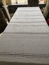 Vintage textured linen for sale  BANBURY