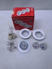 Używany, Briloner LED Einbauleuchten weiß 3er-Set 3xLED/GU10/49W (7050-036) na sprzedaż  PL