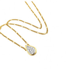 Collana donna goccia usato  Ancona