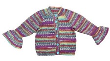 Hand knitted multicoloured for sale  SOUTHAMPTON
