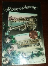 Cartolina d'epoca Illustratore Todeschini Veneto Verona Ricordo vedute comprar usado  Enviando para Brazil