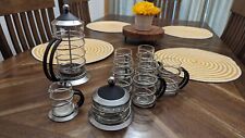 Conjunto de café Carlo Giannini Itália por Flavio Sambinelli Rialto prensa francesa 6 xícaras  comprar usado  Enviando para Brazil