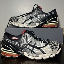 Usado, Tênis Asics Masculino Gel-Kinsei 5 Tamanho 11.5 Cinza Preto Vermelho Corrida de Estrada T3E4Y comprar usado  Enviando para Brazil