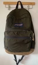 Mochila Jansport Camurça Verde Escuro Clássica Anos 90 Fabricada nos EUA 1996 Vintage comprar usado  Enviando para Brazil