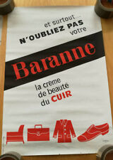 Affiche publicite baranne d'occasion  Gençay
