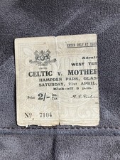Celtic motherwell 21st for sale  GLASGOW