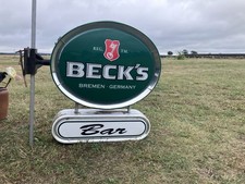 Leuchtreklame bier becks gebraucht kaufen  Putlitz