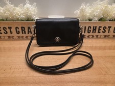 Bolsa tiracolo Coach Legacy couro preto centavo #19914 alça dupla, usado comprar usado  Enviando para Brazil