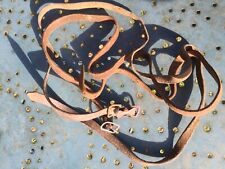Lot sangles cuir d'occasion  Belpech