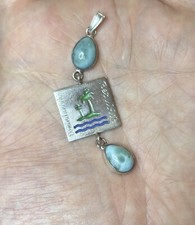 Anhänger larimar silber gebraucht kaufen  Zahna-Elster