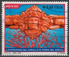 Italia 2010 corallo usato  Palermo