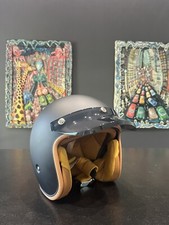 Casque moto jet d'occasion  Orange