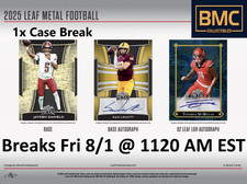 DJ Lagway 2025 Leaf Metal Football Hobby 1x JUMBO Case Break #2 comprar usado  Enviando para Brazil