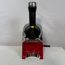 Máquina de guloseimas congeladas Yonanas sobremesa sorvete de frutas cromo vermelho saudável FUNCIONA comprar usado  Enviando para Brazil