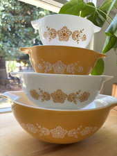 Pyrex butterfly gold for sale  Los Angeles