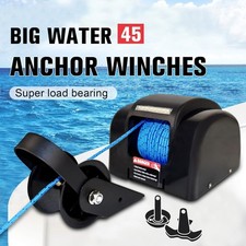 45 libras barco de água salgada guincho âncora elétrico luz LED marinha comprar usado  Enviando para Brazil
